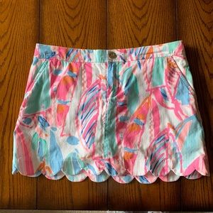 Lilly Pulitzer Scalloped Skort